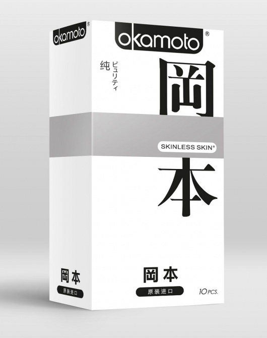 Презервативы OKAMOTO Skinless Skin Purity - 10 шт. - Okamoto - купить с доставкой в Ростове-на-Дону