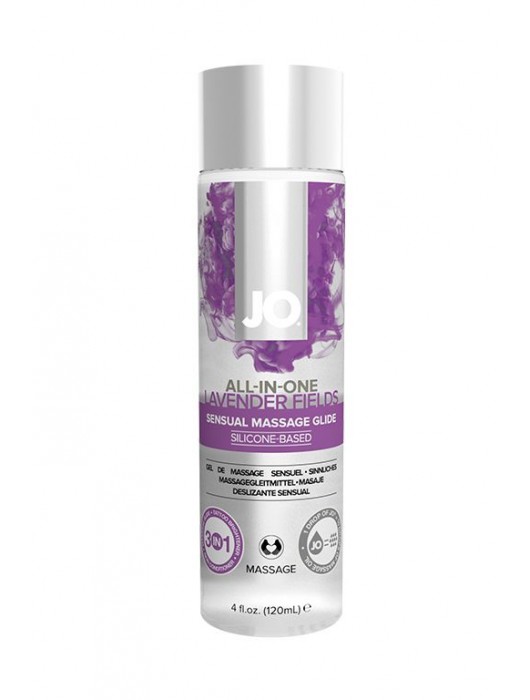 Массажный гель ALL-IN-ONE Massage Oil Lavender с ароматом лаванды - 120 мл. - System JO - купить с доставкой в Ростове-на-Дону
