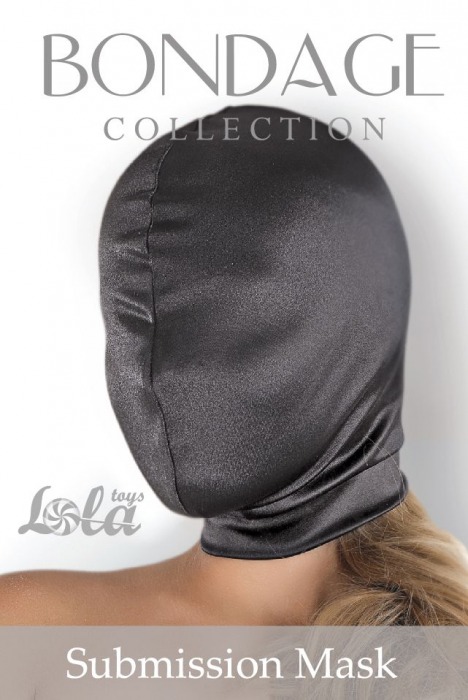 Глухая шлем-маска Submission Mask - Lola toys - купить с доставкой в Ростове-на-Дону