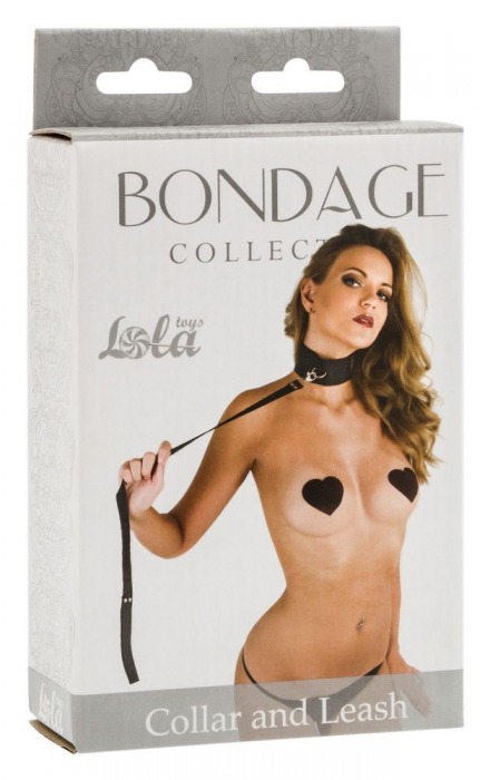 Ошейник Bondage Collection Collar and Leash One Size - Lola Games - купить с доставкой в Ростове-на-Дону