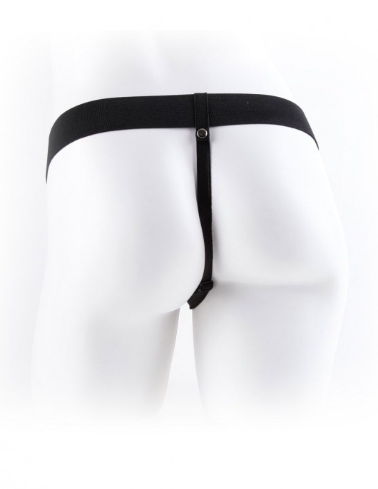 Полый мужской фаллопротез Hollow Strap-On with Balls - 24 см. - Pipedream - купить с доставкой в Ростове-на-Дону