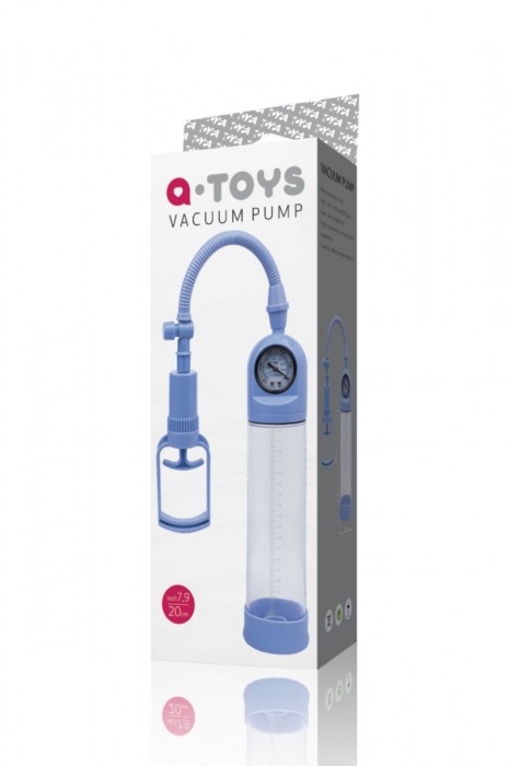 Голубая вакуумная помпа A-toys с манометром и прозрачной колбой - A-toys - в Ростове-на-Дону купить с доставкой