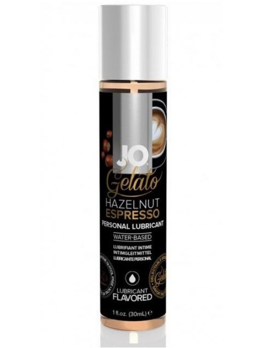 Лубрикант с ароматом орехового эспрессо JO GELATO HAZELNUT ESPRESSO - 30 мл. - System JO - купить с доставкой в Ростове-на-Дону
