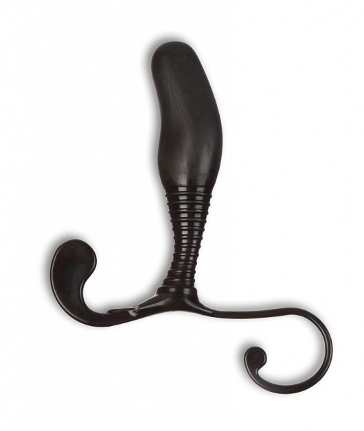 Чёрный массажер простаты с дополнительными отростками - 10 см. - Пикантные штучки - в Ростове-на-Дону купить с доставкой