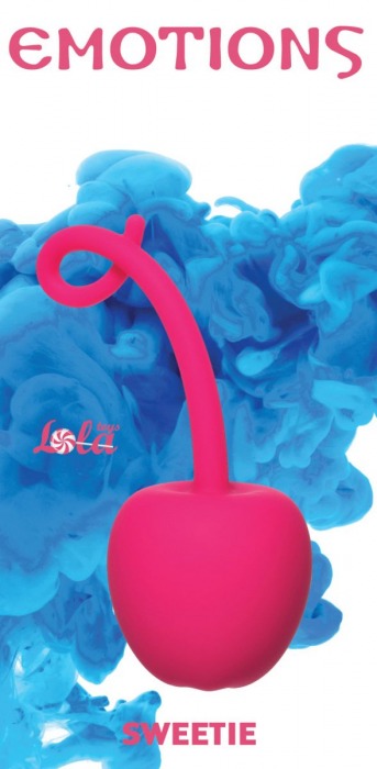 Розовый стимулятор-вишенка со смещенным центром тяжести Emotions Sweetie - Lola toys