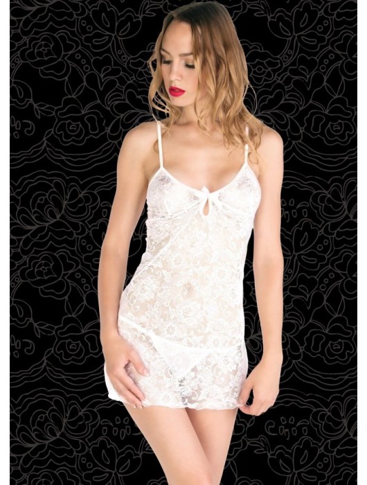 Ажурная сорочка Colelle с маленьким бантом на лифе - FlirtOn купить с доставкой