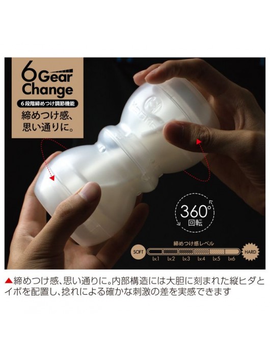 Мастурбатор Men sMax Smart Gear с 6 уровнями тугости тоннеля - Men sMax - в Ростове-на-Дону купить с доставкой