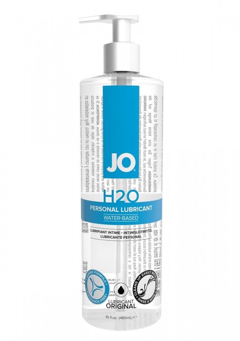 Лубрикант на водной основе JO Personal Lubricant H2O с дозатором - 480 мл. - System JO - купить с доставкой в Ростове-на-Дону