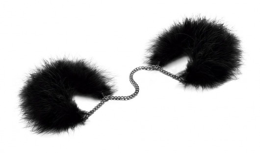 Перьевые наручники Za Za Zu Feather Handcuffs Bijoux - Bijoux Indiscrets - купить с доставкой в Ростове-на-Дону