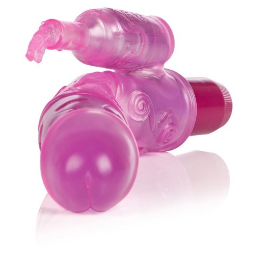 Розовый гнущийся вибромассажер Bendies Bubbly - 24 см. - California Exotic Novelties