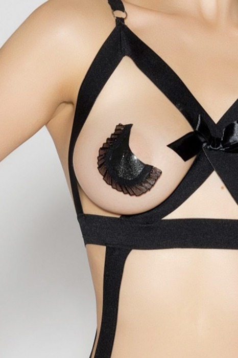 Эластичное боди Venus с пажами для чулок - Me Seduce купить с доставкой