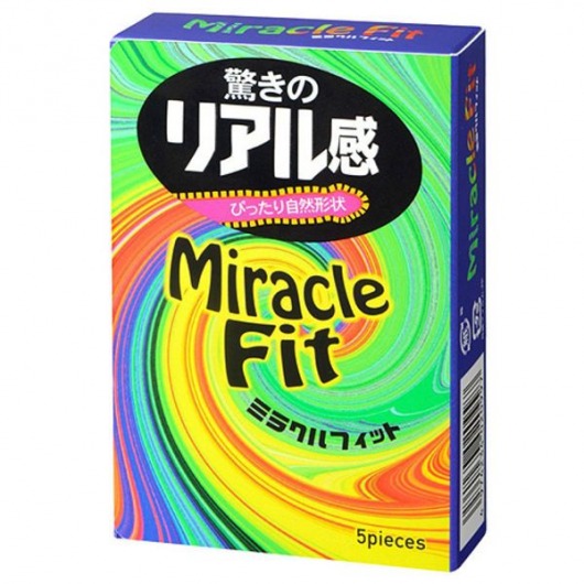 Презервативы Sagami Xtreme Miracle Fit - 5 шт. - Sagami - купить с доставкой в Ростове-на-Дону