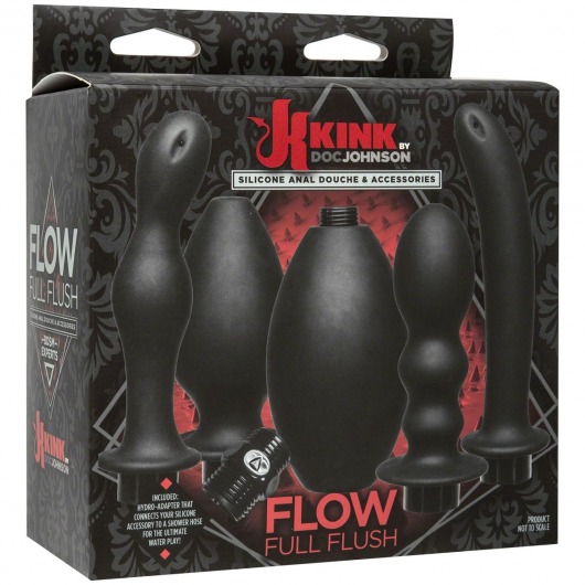 Набор для анального душа Kink Flow Full Flush Set - Doc Johnson - купить с доставкой в Ростове-на-Дону