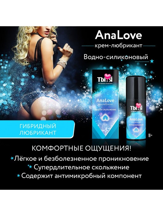 Анальный силиконовый лубрикант AnaLove - 50 гр. - Биоритм - купить с доставкой в Ростове-на-Дону