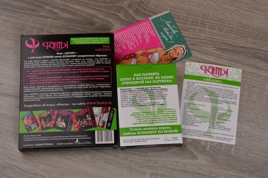 Эротическая игра  Фанты - Абсент  (серия  Рецепты страсти ) - Фанты - купить с доставкой в Ростове-на-Дону