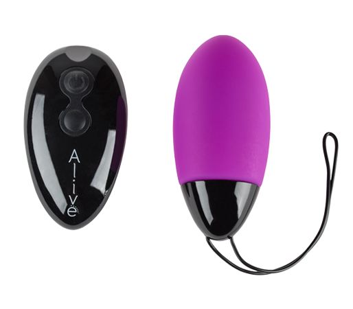 Фиолетовое виброяйцо Magic egg с пультом управления - Adrien Lastic