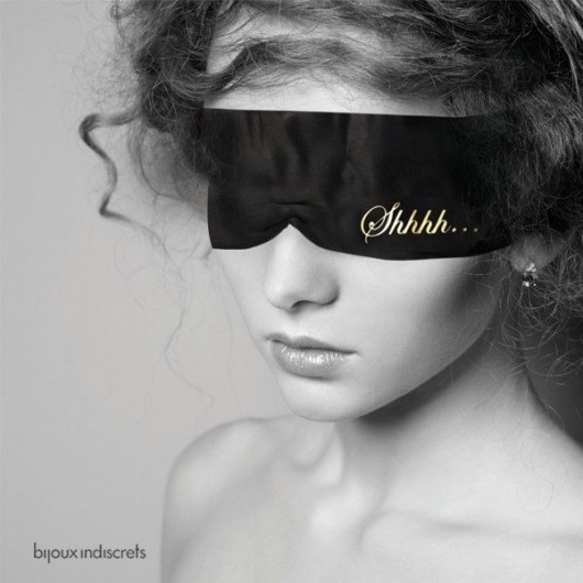Маска-повязка на глаза Shhh Blindfold - Bijoux Indiscrets - купить с доставкой в Ростове-на-Дону