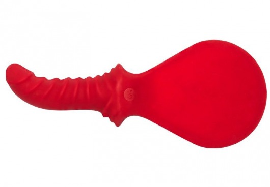 Красный силиконовый пэддл BÜCK DICH с рукоятью-фаллосом для стимуляции точки G или простаты - Fun Factory - в Ростове-на-Дону купить с доставкой
