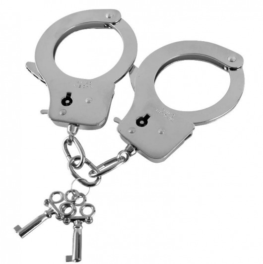 Наручники из листового металла с ключами Metal Handcuffs - Blush Novelties - купить с доставкой в Ростове-на-Дону