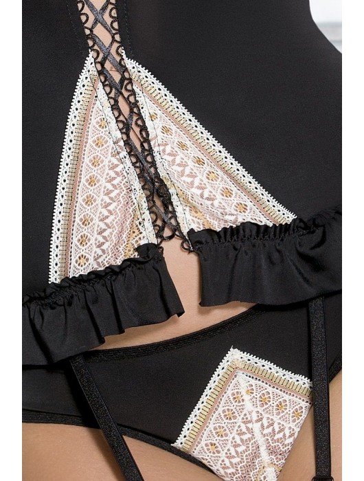 Прелестный корсаж Connie с двухцветным кружевом и оборками - Casmir купить с доставкой