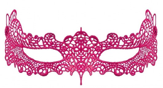 Чёрная ажурная маска на глаза - Obsessive купить с доставкой