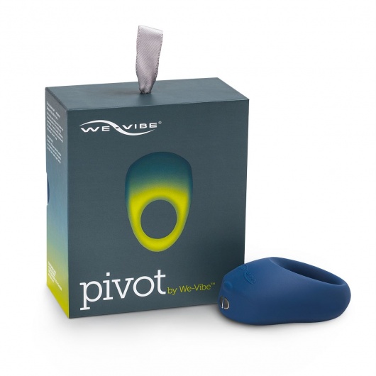 Синее эрекционное виброкольцо We-vibe Pivot - We-vibe - в Ростове-на-Дону купить с доставкой