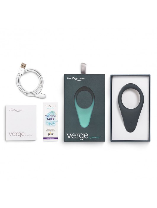 Чёрное эрекционное виброкольцо We-vibe Verge - We-vibe - в Ростове-на-Дону купить с доставкой