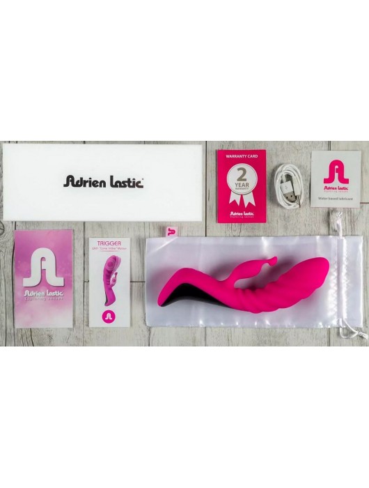 Массажер с колебательными движениями Trigger - 20,1 см. - Adrien Lastic