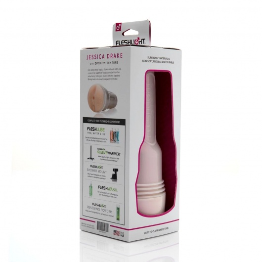 Мастурбатор-вагина Fleshlight Girls - Jessica Drake Heavenly - Fleshlight - в Ростове-на-Дону купить с доставкой