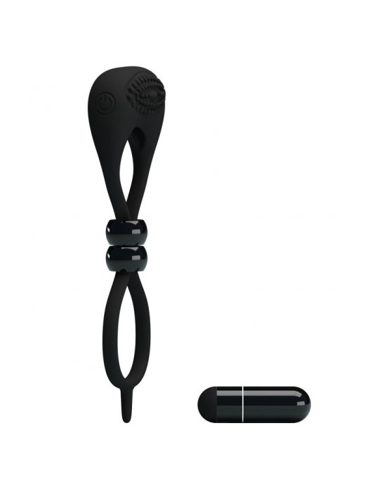 Эрекционное кольцо-лассо Locker с вибрацией - Baile - в Ростове-на-Дону купить с доставкой