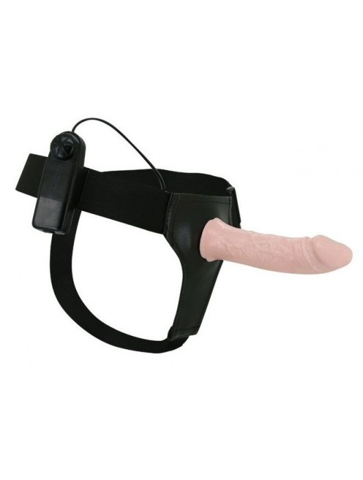 Женский страпон с вибрацией Ultra - 15,5 см. - Baile - купить с доставкой в Ростове-на-Дону