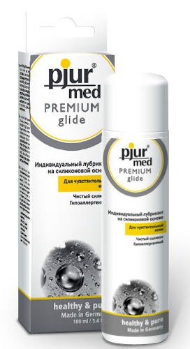 Гипоаллергенный силиконовый лубрикант pjur MED Premium glide - 100 мл. - Pjur - купить с доставкой в Ростове-на-Дону