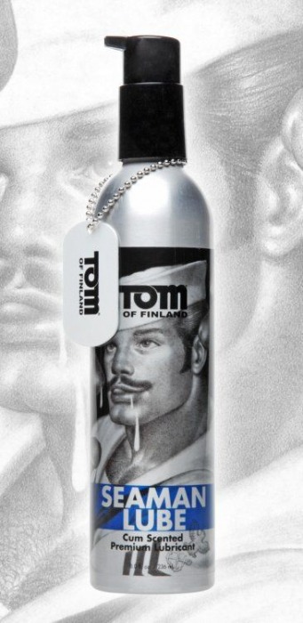 Лубрикант с запахом спермы Tom of Finland Seaman - 236 мл. - Доминирующее кольцо - купить с доставкой в Ростове-на-Дону