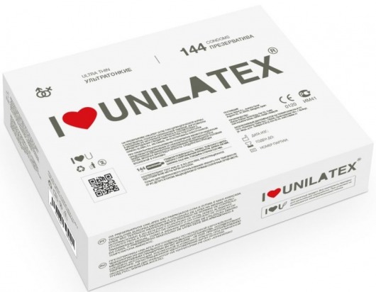 Ультратонкие презервативы Unilatex Ultra Thin - 144 шт. - Unilatex - купить с доставкой в Ростове-на-Дону