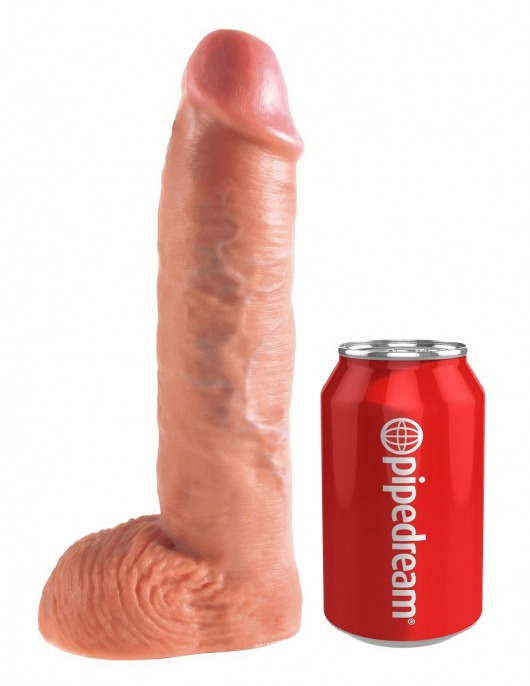 Страпон-система с телесной насадкой 10  Hollow Strap-On Suspender System - 25 см. - Pipedream - купить с доставкой в Ростове-на-Дону