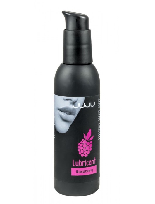 Съедобный лубрикант JUJU с ароматом малины - 150 мл. - JuJu - купить с доставкой в Ростове-на-Дону