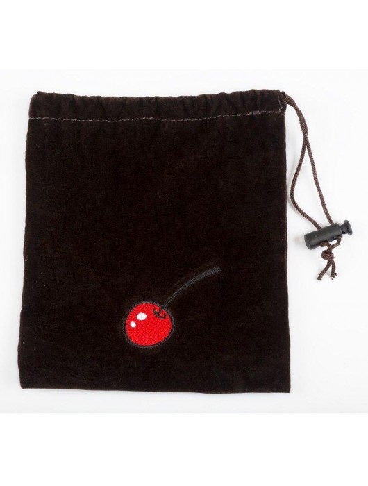 Маленькая серебристая пробка с пушистым розовым хвостиком - Пикантные штучки