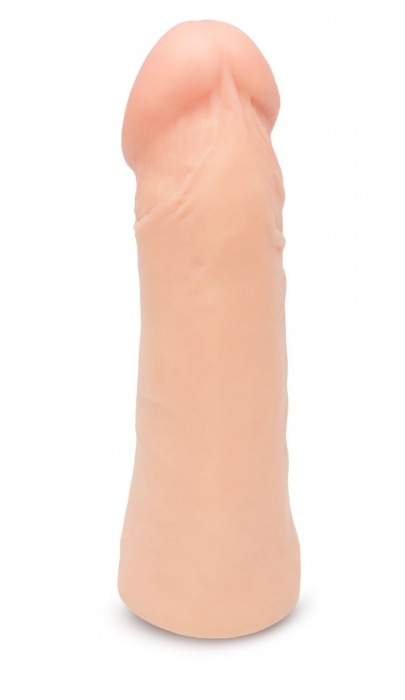 Насадка на член в виде фаллоса - 15,5 см. - Пикантные штучки - в Ростове-на-Дону купить с доставкой