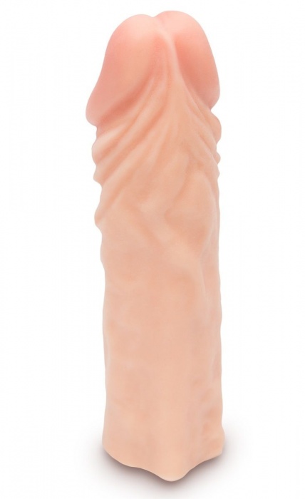 Насадка для члена фаллической формы из био-кожи - 13,5 см. - Пикантные штучки - в Ростове-на-Дону купить с доставкой