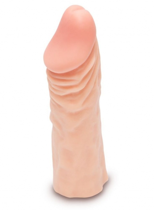Насадка для члена фаллической формы из био-кожи - 13,5 см. - Пикантные штучки - в Ростове-на-Дону купить с доставкой