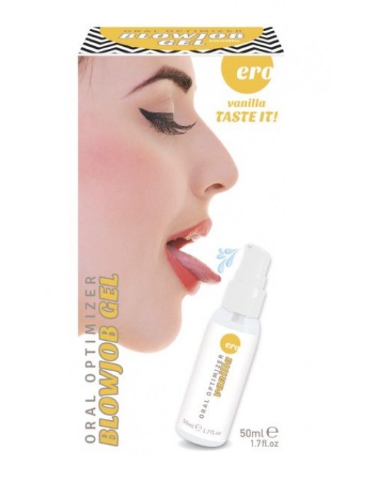 Увлажняющий гель для орального секса с ароматом ванили - 50 мл. - Ero - купить с доставкой в Ростове-на-Дону