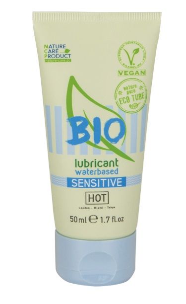 Органический лубрикант для чувствительной кожи Bio Sensitive - 50 мл. - HOT - купить с доставкой в Ростове-на-Дону