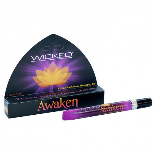 Возбуждающий массажный гель для клитора WICKED AWAKEN - 8,6 мл. - Wicked - купить с доставкой в Ростове-на-Дону