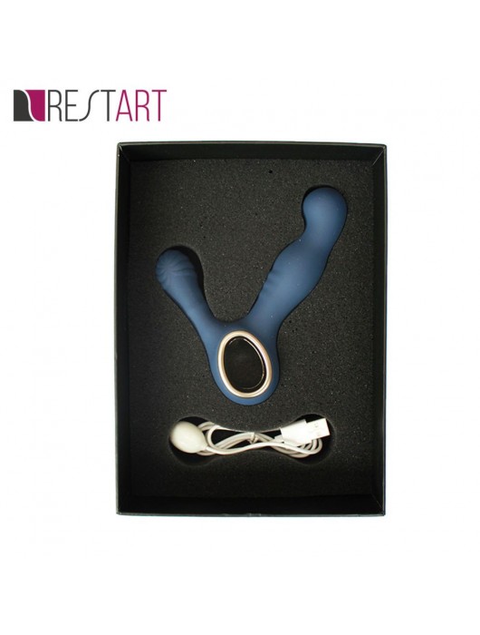Синий вибромассажёр простаты Lust King - RestArt - в Ростове-на-Дону купить с доставкой