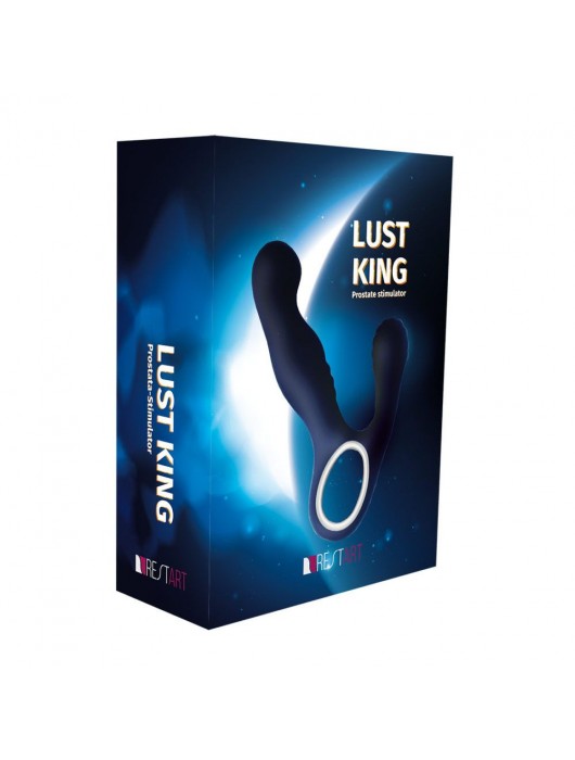 Синий вибромассажёр простаты Lust King - RestArt - в Ростове-на-Дону купить с доставкой