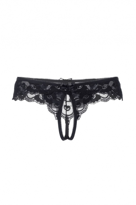 Эротические трусики из кружева с атласными бантиками - Erolanta купить с доставкой