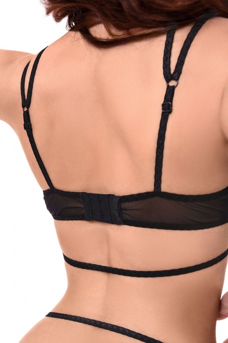 Эротическое боди с кружевным жабо - Erolanta купить с доставкой