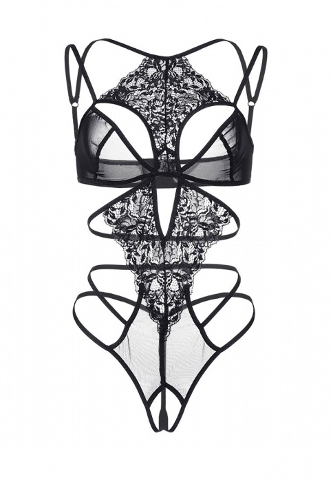 Эротическое боди с кружевным жабо - Erolanta купить с доставкой