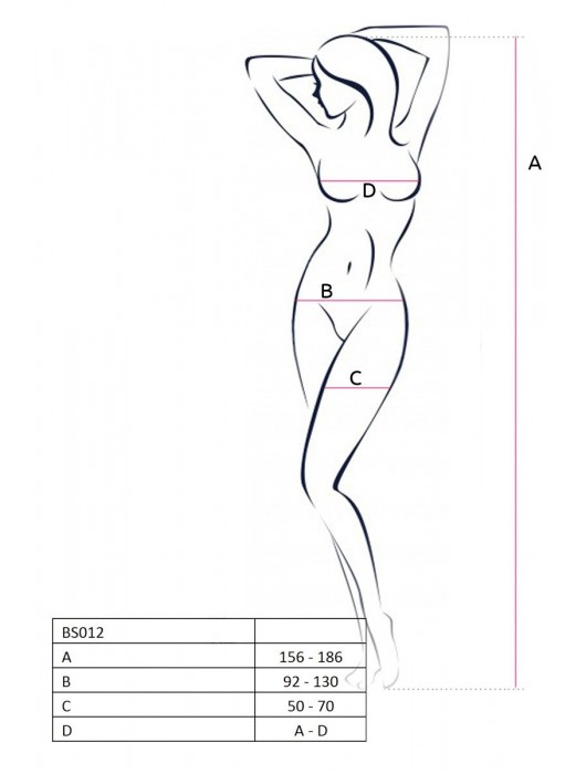 Очаровательный костюм-сетка с открытыми бёдрами - Passion купить с доставкой
