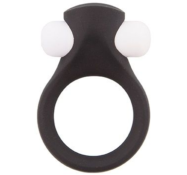 Чёрное эрекционное виброкольцо LIT-UP SILICONE STIMU RING 2 BLACK - Dream Toys - в Ростове-на-Дону купить с доставкой